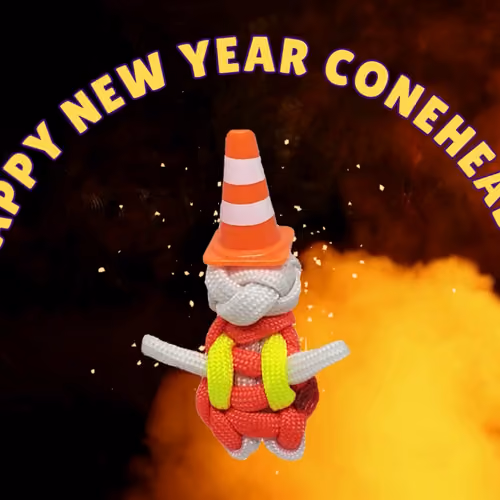 Happy New Year ConeHeads