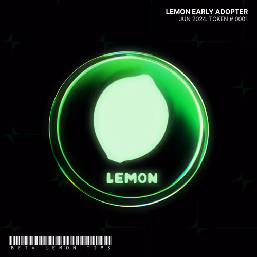 Lemon Early Adopter NFT