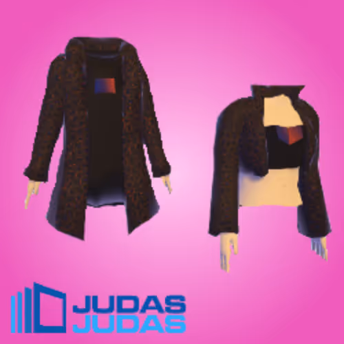 Animal Print Coat