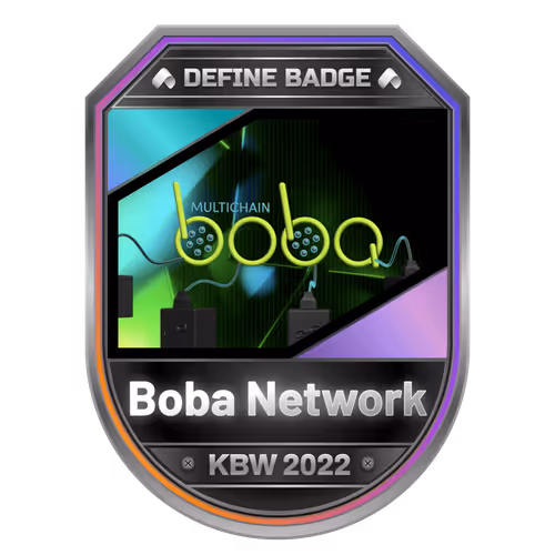 Boba Network Badge by DeFine