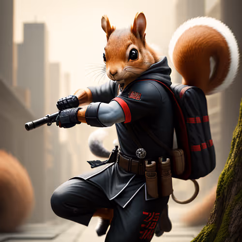 Ninja squirrels