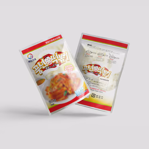 Packaging Design for Korean Spicy Rice Cakes (Japanese Edition) - Feb. 2007
