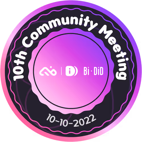 NFT for 10th Community Meeting of Bi.social