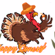 Conesgiving Toking Turkey