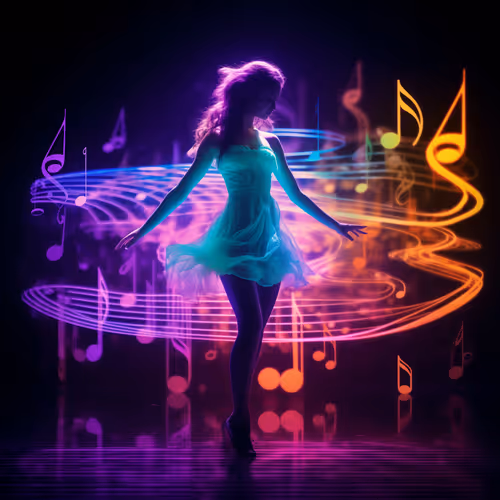With music
