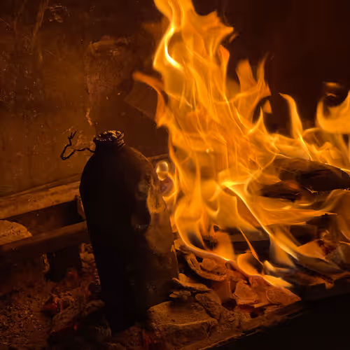 fire and tea