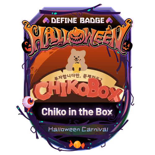Chiko in the box Badge by DeFine