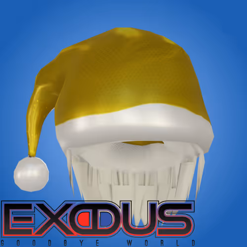 Gold Santa Hat
