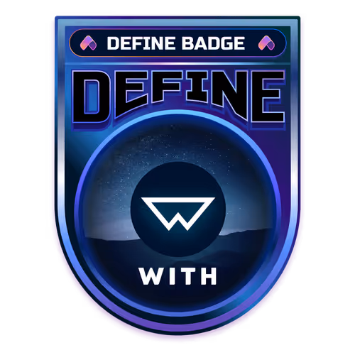 Project WITH Badge by DeFine