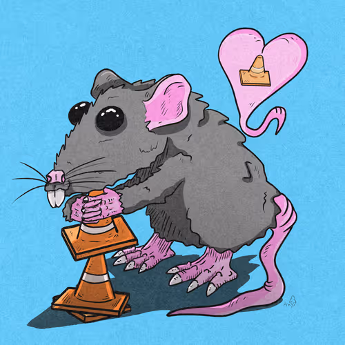Cone Stacking Rat
