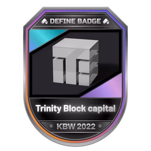 Trinity Block Capital Badge by DeFine