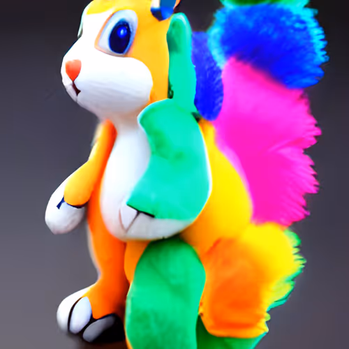 Colorful Squirrels