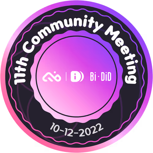 NFT for 11th Community Meeting of Bi.social
