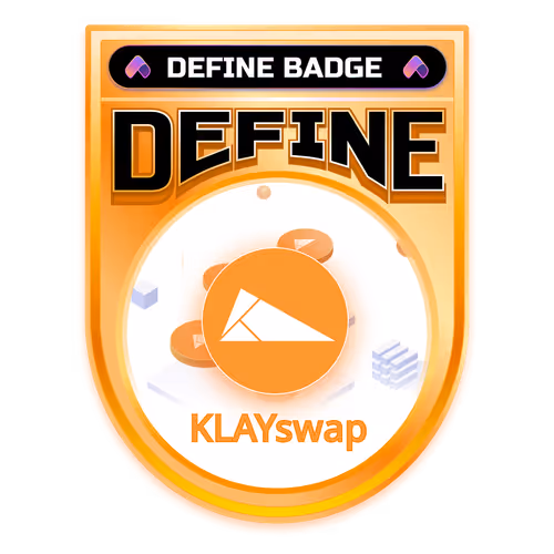 KLAYswap Badge by DeFine
