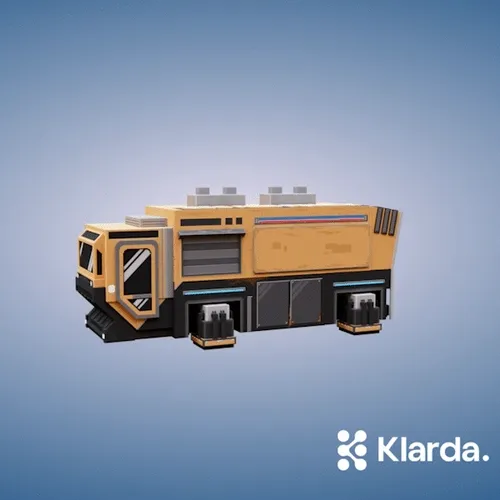 Futuristic food truck