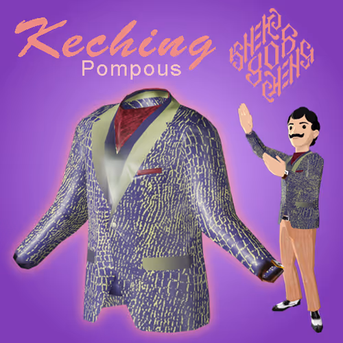 Pompous Purple Croco by Keching