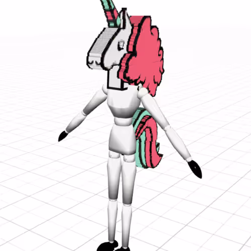 Pink NFT Unicorn Avatar