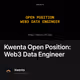 Kwenta Open Position: Web3 Data Engineer