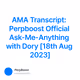 AMA Transcript: Perpboost Official Ask-Me-Anything with Dory [18th Aug 2023]