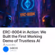 ERC-8004 in Action: We Built the First Working Demo of Trustless AI Agents