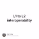 L1 to L2 interoperability