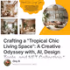 Crafting a "Tropical Chic Living Space": A Creative Odyssey with, AI, Design Tools, and NF