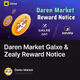 Daren Market Galxe & Zealy Reward Notice