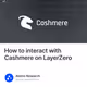 How to interact with Cashmere on LayerZero