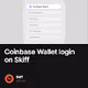 Coinbase Wallet login on Skiff