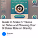 Guide to Stake G Tokens on Galxe and Claiming Your G Staker Role on Gravity