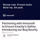 Partnering with Immunefi to Ensure Exactly's Safety: Introducing our Bug Bounty Program