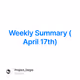 Weekly Summary (April 17th)
