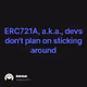 ERC721A a.k.a. devs dont plan on sticking around