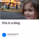 this is a blog
