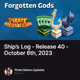 Ship’s Log - Release 40 - October 6th, 2023