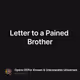 Letter to a Pained Brother