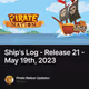 Ship's Log - Release 21 - May 19th, 2023