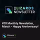 #10 Monthly Newsletter, March - Happy Anniversary!