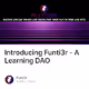 Introducing Funti3r - A Learning DAO
