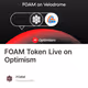 FOAM Token Live on Optimism