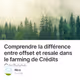 Comprendre la différence entre offset et resale dans le farming de Crédits Carbone