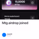 Mtg airdrop joined