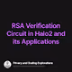RSA Verification Circuit in Halo2 and its Applications