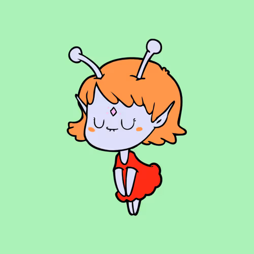 Cute Alien Girl V2