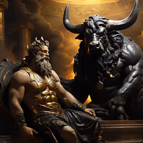 Visual fantasy of Zeus
