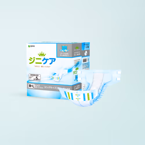 Jini Care Adult Diaper medium size Packaging Design - Apr. 2013