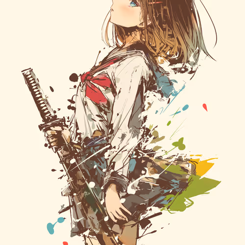 SchoolGirlsAndSamuraiSwordSideCollection