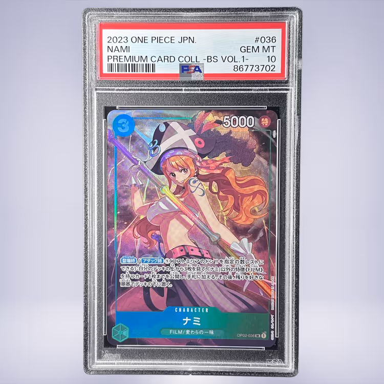 2023 ONE PIECE ナミ #036 PSA 10
