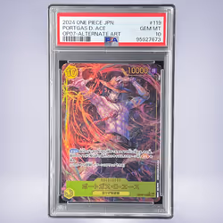 2024 ONE PIECE ポートガス・D・エース #119 PSA 10
