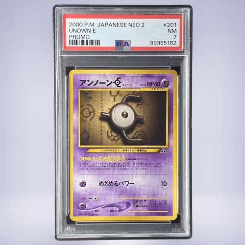 2000 Pokémon アンノーンE #201 PSA 7
